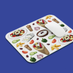 Greek food mousepad